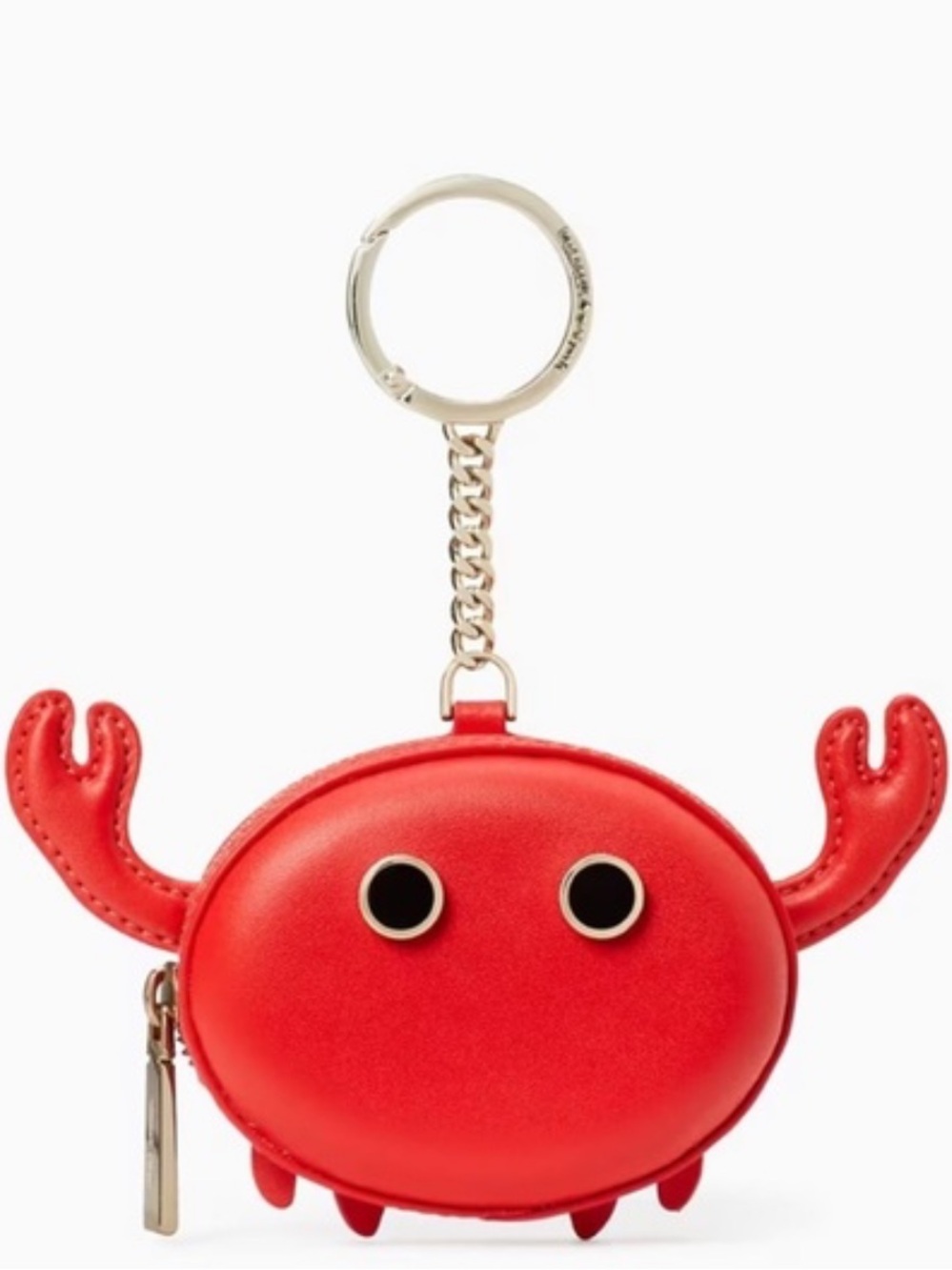 Kate Spade New York Pinch Me Red Crab Keychain Bag Charm / Coin Purse 🦀
